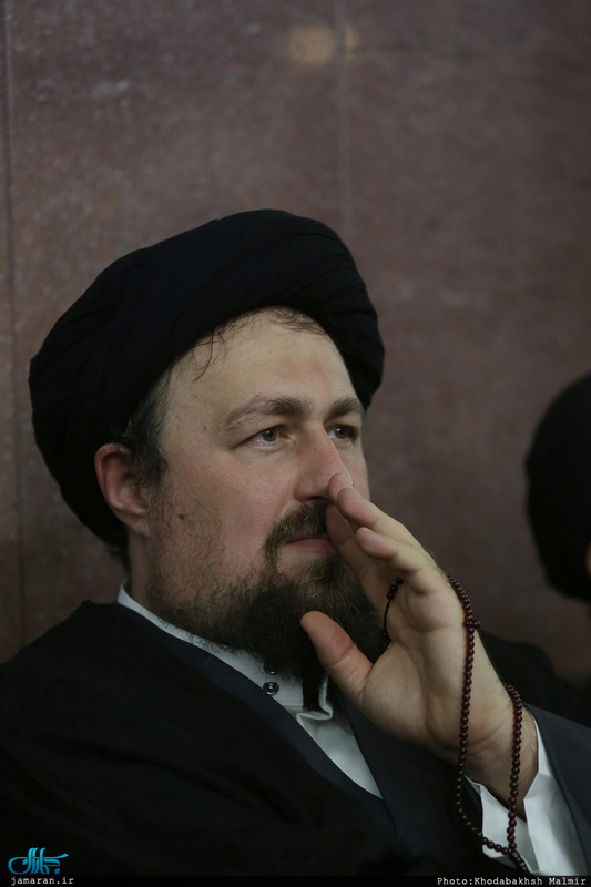 حضور سید حسن خمینی در مراسم ختم حجت الاسلام و المسلمین حمیدزاده 