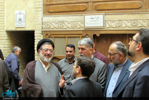 دیدار وزیر فرهنگ و ارشاد اسلامی از بیت امام در نجف