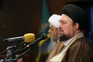 دیدار میهمانان سی و ششمین کنفرانس وحدت اسلامی با سید حسن خمینی