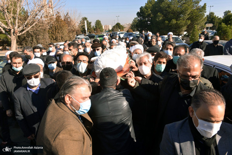 مراسم تشییع و خاکسپاری مرحوم حجت الاسلام و المسلمین سید رضا حسینی امین