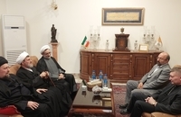 حضور سيد حسن خمینی در سفارت واتیکان