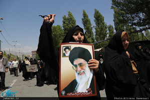 راهپیمایی اعتراض آمیز علیه جنایات در مسجد الاقصی و میانمار 