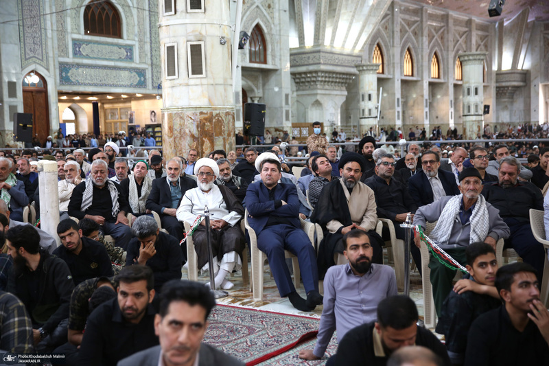 حضور شخصیت‌های سیاسی و مسئولان کشوری و لشکری در مراسم سالگرد ارتحال حضرت امام خمینی (س) -3
