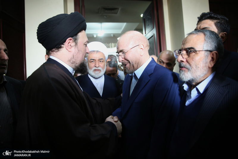 تجدید میثاق رئیس و جمعی از نمایندگان مجلس شورای اسلامی با آرمان‌های امام خمینی(س)-2