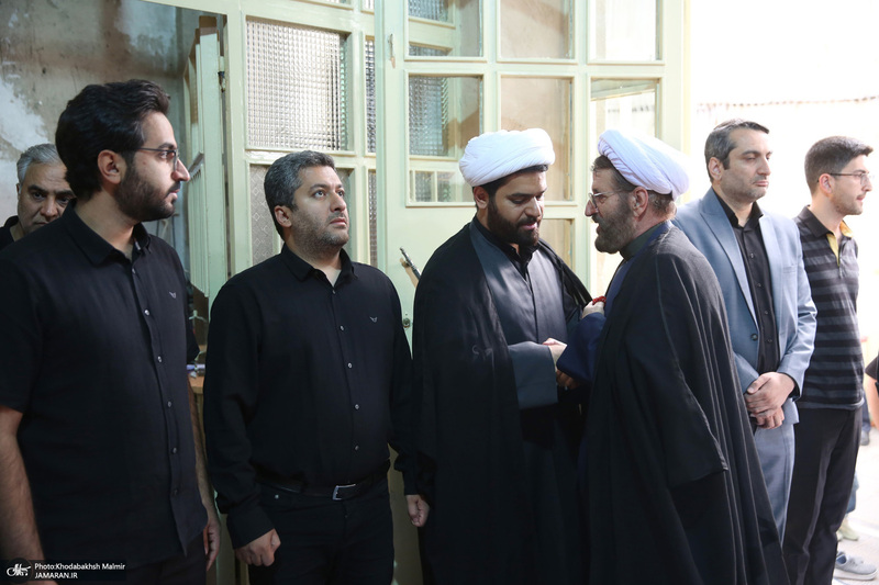 مراسم تشییع و اقامه نماز بر پیکر مرحوم جماعتی