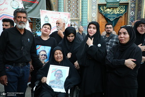 تشییع پیکر‌های ۸ شهید دلاور هوافضای سپاه و پدافند ارتش در قم