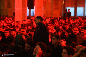 مراسم عزاداری شهادت حضرت فاطمه زهرا (س) در مسجد اعظم قم‎