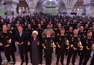 تجدید میثاق فرمانده و کارکنان نیروی دریایی ارتش جمهوری اسلامی ایران با آرمان‌های امام خمینی(س)