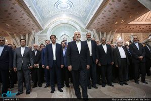 تجدید میثاق وزیر، معاونان، سفرا و روسای نمایندگی های جمهوری اسلامی ایران  در جهان با آرمان های امام خمینی (س) /