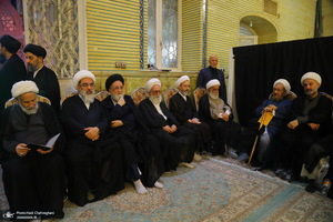 مراسم بزرگداشت همسر مرحوم آیت الله سید حسن طاهری خرم آبادی 