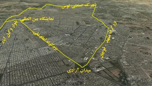 بهسازی مسیر شهرک صنعتی توس مشهد آغاز شد