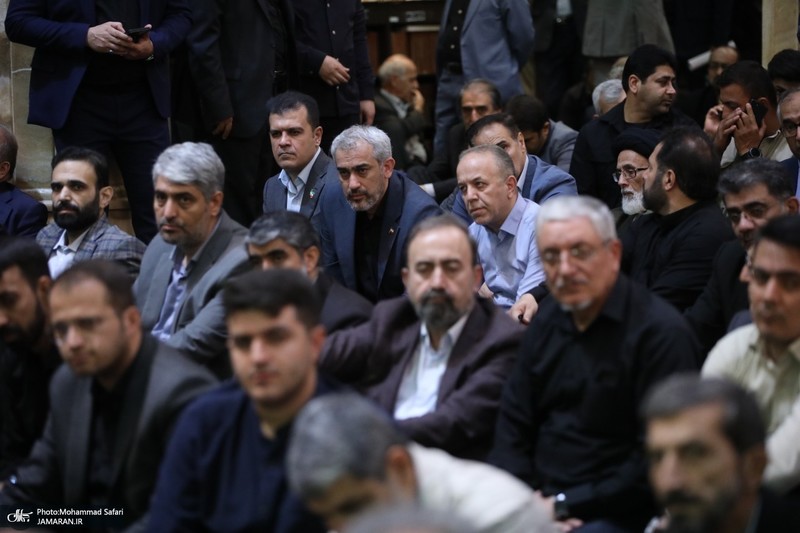 مراسم ختم همسر علی آقامحمدی -1