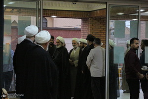 مراسم عزاداری شهادت سید حسن نصرالله (ره) در قم‎