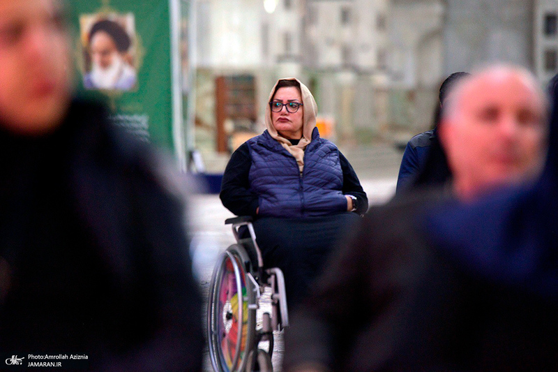 تجدید میثاق رئیس سازمان بهزیستی و جمعی از توان یابان با آرمان های حضرت امام خمینی (س)