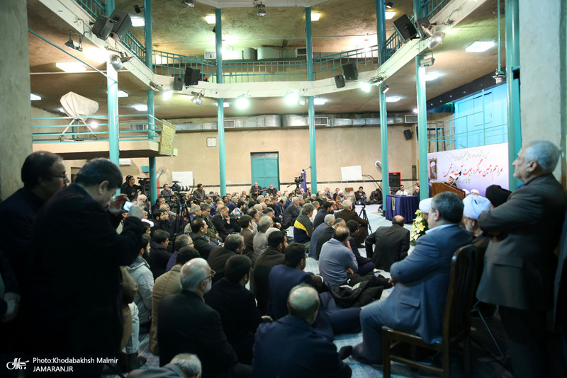 مراسم دهمین سالگرد آیت الله جمی در حسینیه جماران