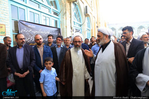 مراسم تشییع حجت الاسلام و المسلمین دکتر احمد احمدی در قم 