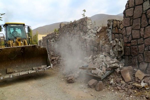 تخریب 45 مورد ساخت و ساز غیرمجاز در شهر ری