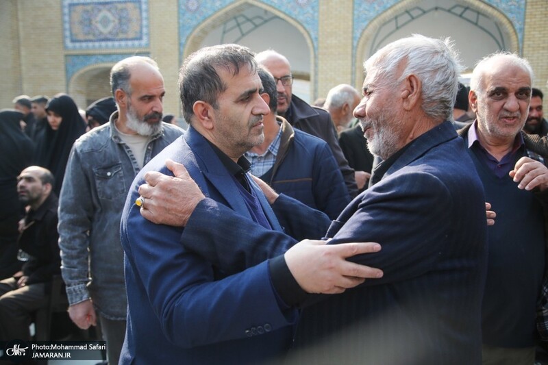 مراسم تشییع و خاکسپاری پدر دکتر جوادی یگانه