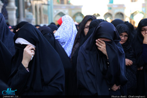 مراسم تشییع پیکر پنج شهید مدافع حرم حضرت زینب (س) در قم