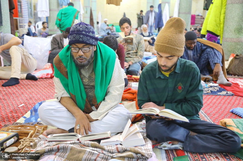 مراسم اعمال ام داوود در قم