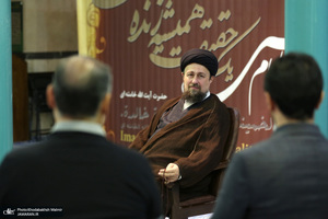 دیدار اعضای تیم ملی فوتبال نوجوانان ایران با سید حسن خمینی