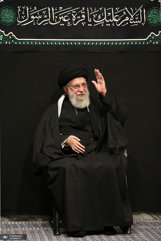 مراسم عزاداری شام شهادت حضرت فاطمه‌زهرا(س) در حسینیه امام خمینی