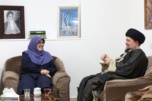 دیدار سخنگوی دولت  باسید حسن خمینی