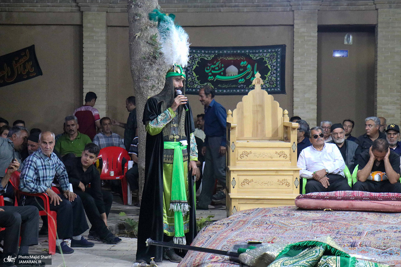 آخرین شب مجلس تعزیه خوانی در بیت تاریخی حضرت امام خمینی (س) در خمین