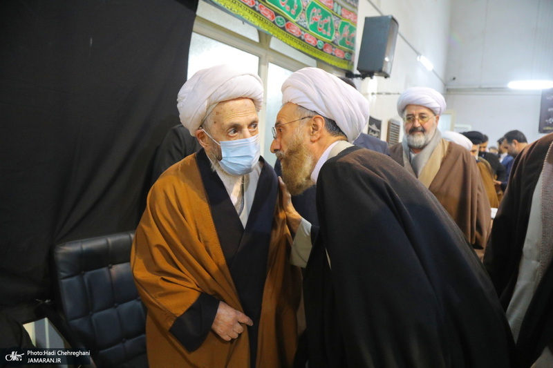 مراسم ختم همسر آیت الله العظمی سبحانی در قم