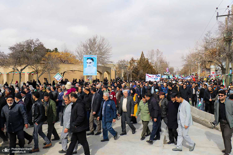 راهپیمایی باشکوه 22 بهمن در خمین