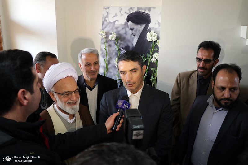 آیین نواختن زنگ انقلاب در بیت تاریخی حضرت امام(س) در خمین