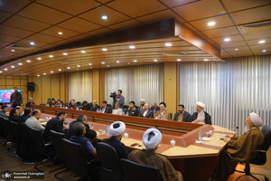 دیدار اساتید و روسای دانشگاه های کشورهای اسلامی با آیت الله العظمی جوادی آملی‎