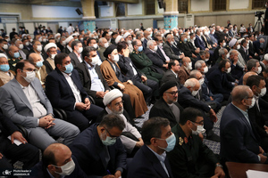 دیدار رمضانی مسئولان نظام با رهبر معظم انقلاب