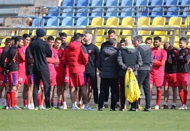تمرین پرسپولیس در غیاب بودیمیر و مصلح