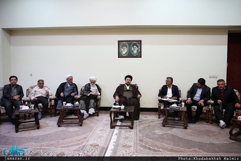 دیدار جمعی از مردم استان مازندران و دانشجویان زنجان با سید حسن خمینی