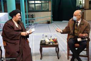 دیدار مفتی اعظم و سفیر کرواسی در ایران با سید حسن خمینی