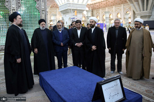 تجدید میثاق رئیس جمهور و اعضای دولت با آرمان های حضرت امام خمینی (س)