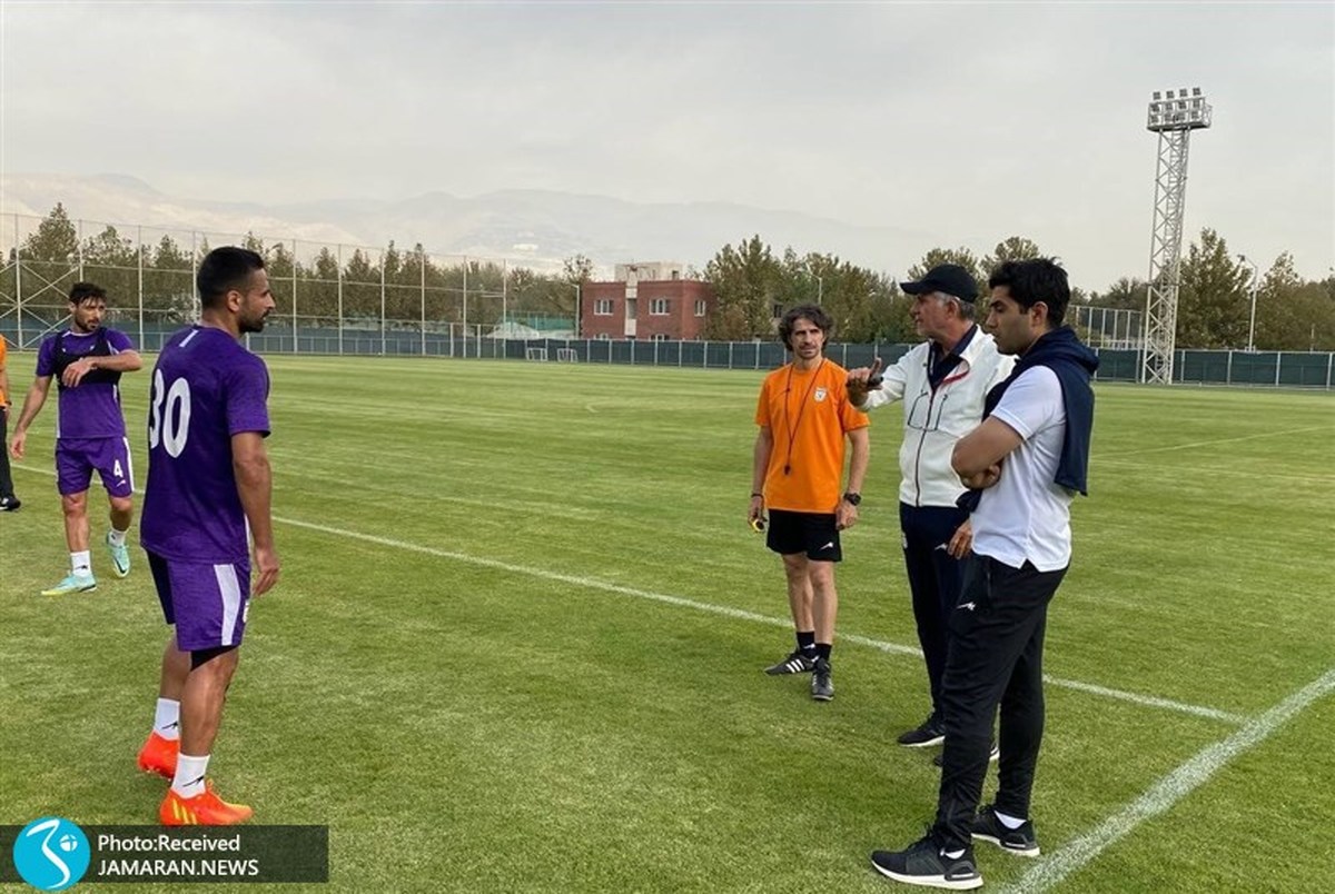 ادامه تمرینات تیم ملی فوتبال ایران قبل از جام جهانی+ عکس