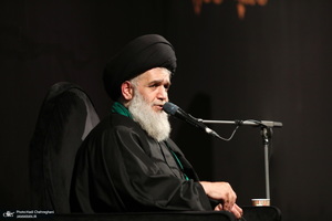مراسم عزاداری ماه محرم در بیت مرحوم آیت الله العظمی هاشمی شاهرودی‎‎