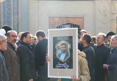 عکسی از پسر کاظم صدیقی که فوت کرد