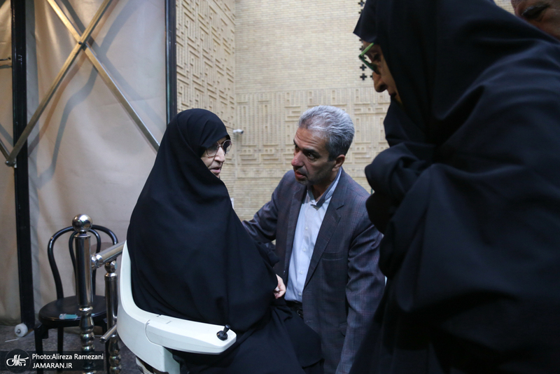 مرسم ختم مرحومه حاجیه خانم صدیقه بروجردی