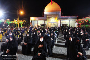 مراسم عزاداری شب چهارم محرم در بندرگز