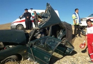 ۱۶ کشته و ۱۰۴ مصدوم در حوادث جاده‌ای تعطیلات