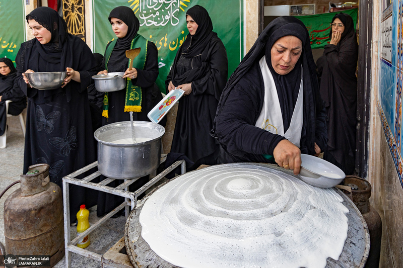 هم قدم با زائران اباعبدالله الحسین (ع)؛ چذابه