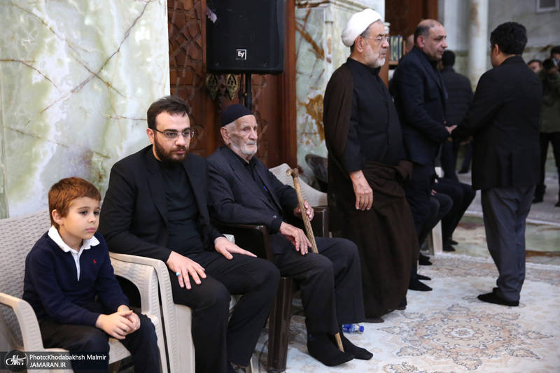 مراسم چهلمین روز در گذشت نوه قدرت الله علیخانی در حرم مطهره امام خمینی (س)