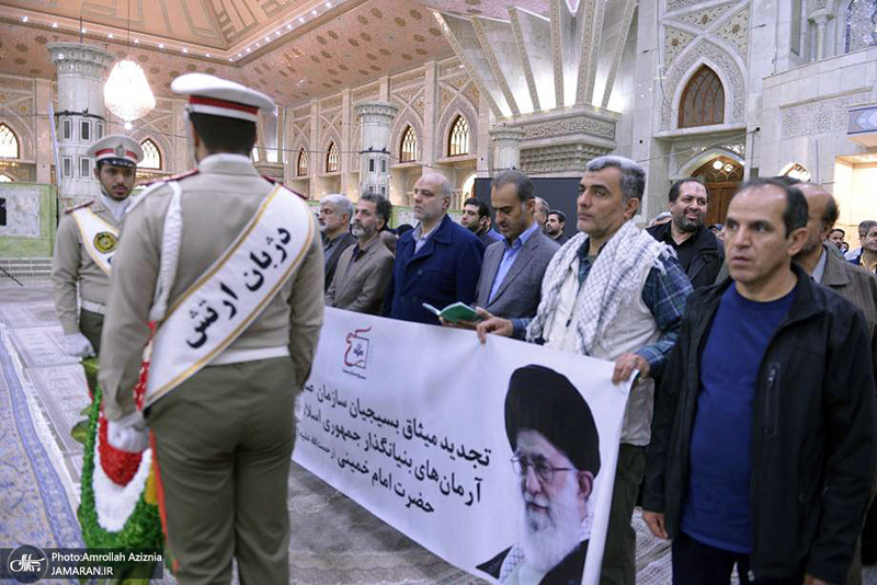 تجدید میثاق بسیجیان سازمان صداوسیما با آرمان های حضرت امام خمینی (س)