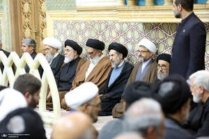 مراسم چهلم شهیدان لاریجانی در حرم مطهر حضرت معصومه (س) -2