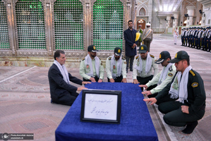 تجدید میثاق دانشجویان و فرماندهان دانشگاه افسری و تربیت پلیس امام حسن مجتبی‎‎ (ع) با آرمان حضرت امام خمینی (س)