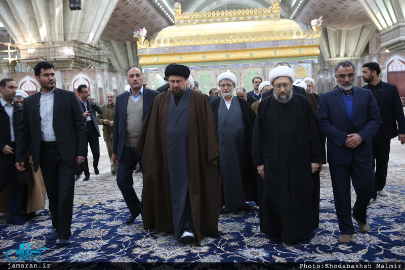 تجدید میثاق رئیس قوه قضائیه و مسئولان عالی قضایی با آرمان‌های امام خمینی(س) 