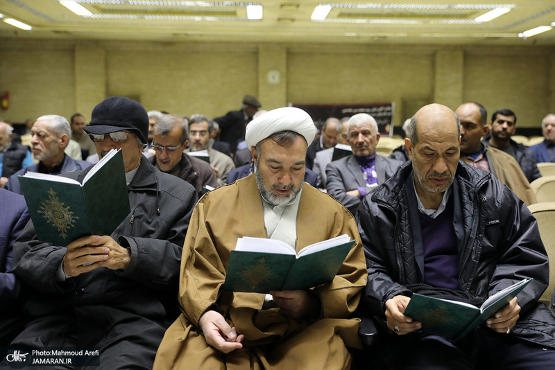 مراسم ختم آیت الله سید ابوالفضل میرمحمدی(ره) در مسجد نور تهران